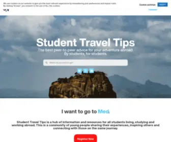 Studenttraveltips.co.uk(Student Travel Tips) Screenshot