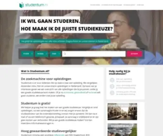 Studentum.nl(Opleidingen en cursussen in Nederland) Screenshot