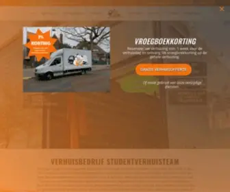 Studentverhuisteam.nl(Goedkoop verhuizen in Nederland) Screenshot