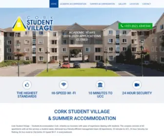 Studentvillage.ie(Cork Student Village) Screenshot