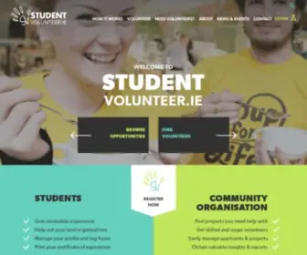 Studentvolunteer.ie(StudentVolunteer) Screenshot