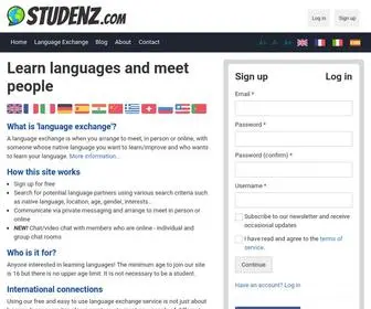 Studenz.com(London Hostels) Screenshot