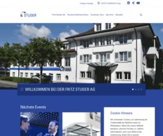 Studer.com(CNC Rundschleifmaschinen) Screenshot