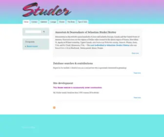 Studerhistory.org(studerhistory) Screenshot