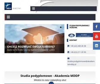 Studia-Podyplomowe.biz.pl(Studia podyplomowe we współpracy z najlepszymi uczelniami Akademia Leona Koźmińskiego) Screenshot