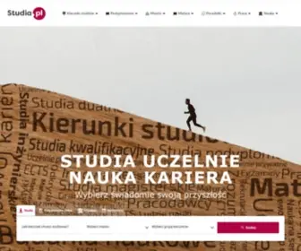 Studia.net(Kierunki, uczelnie, praca po studiach) Screenshot