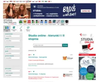 Studiaonline.info(Studia online) Screenshot