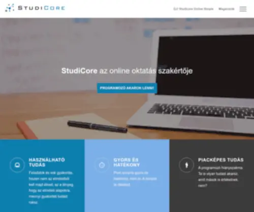 Studicore.hu(Online Java programozó képzés) Screenshot