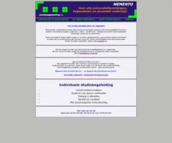 Studiebegeleiding.be(STUDIEBEGELEIDING) Screenshot