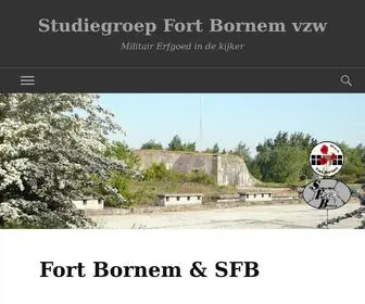 Studiegroep-Fort-Bornem.be(Militair Erfgoed in de kijker) Screenshot