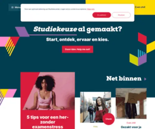 Studiekeuzelab.nl(Studiekeuze maken) Screenshot