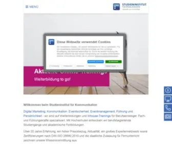 Studieninstitut.de(Studieninstitut für Kommunikation) Screenshot