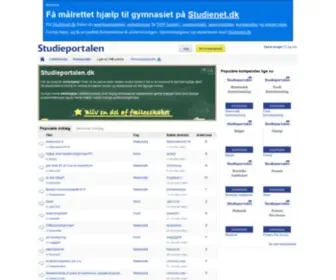 Studieportalen.dk(Danmarks) Screenshot