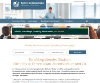 Studieren-Berufsbegleitend.de(Berufsbegleitendes Studium & Fernstudium) Screenshot