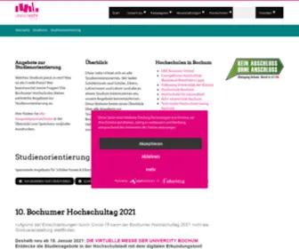 Studieren-IN-Bochum.de(Studienorientierung an den Bochumer Hochschulen) Screenshot