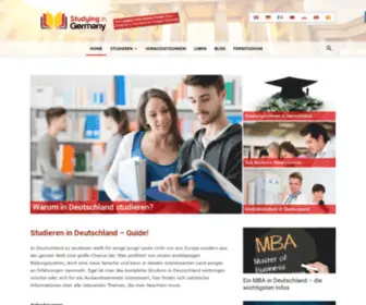 Studieren-IN-Deutschland.org(Studieren in Deutschland) Screenshot