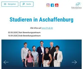 Studiereninab.de(Studieren in Aschaffenburg) Screenshot