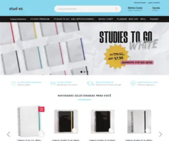 Studies.com.br(O primeiro caderno whitelines do Brasil) Screenshot