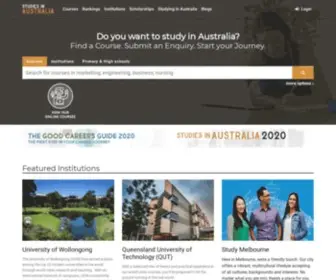 Studiesinaustralia.com(Study in Australia) Screenshot
