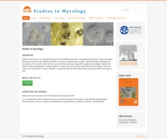 Studiesinmycology.org(Studies in Mycology) Screenshot