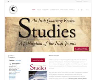 Studiesirishreview.ie(An Irish Quarterly Review) Screenshot