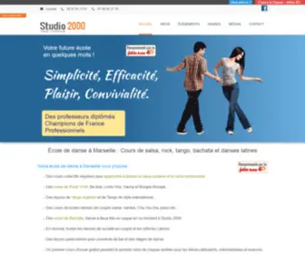 Studio-2000.net(Ecole de Danse à Marseille) Screenshot