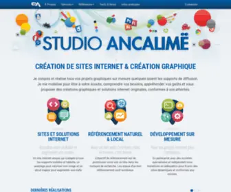 Studio-Ancalime.com(Création de site internet et création graphique) Screenshot