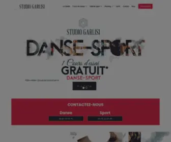 Studio-Garlisi.fr(Ecole de danse salsa à Grenobe) Screenshot