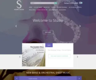 Studio-Music.co.uk(The Complete Sheet Music Service) Screenshot