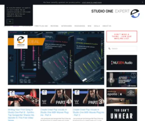 Studio-One.expert(Dit domein kan te koop zijn) Screenshot