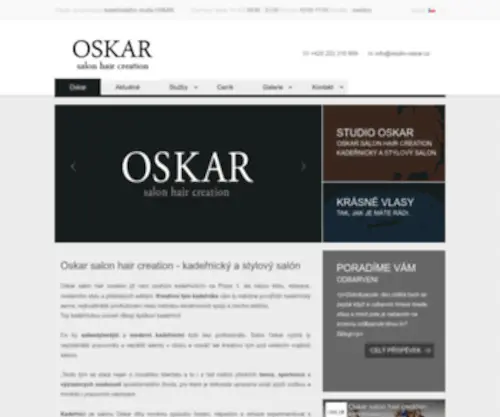 Studio-Oskar.cz(Domovská stránka) Screenshot