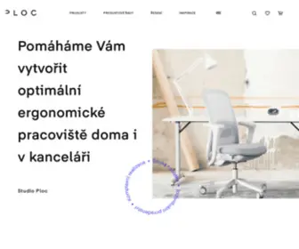 Studio-Ploc.cz(Specialista na ergonomické sezení) Screenshot