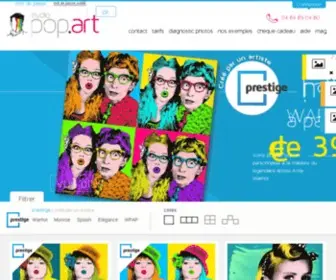 Studio-Pop-ART.fr(Commandez un portrait pop art personnalisé haut de gamme) Screenshot