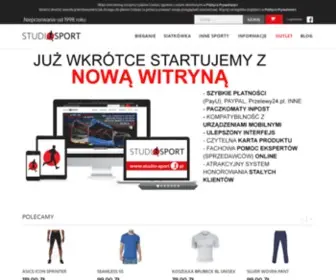 Studio-Sport.pl(Studio-Sport sklep sportowy) Screenshot