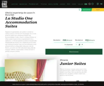 Studio1.com.ro(Studio One Accommodation Suites) Screenshot