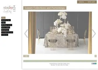 Studio1524Salon.com(Luxury Collections and Furnishings) Screenshot