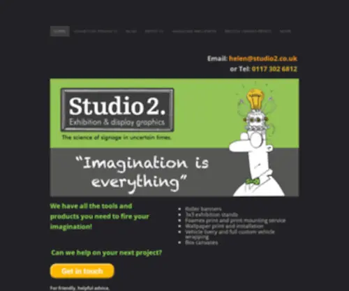 Studio2.co.uk(Studio 2 Exhibition & Display Graphics Bristol) Screenshot
