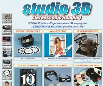 Studio3D.com(Studio 3D Stereoscopic 3) Screenshot