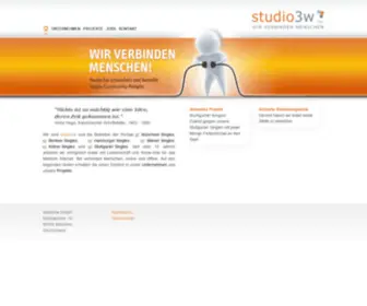 Studio3W.de(Wir verbinden Menschen) Screenshot