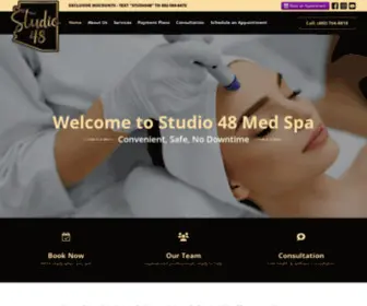 Studio48Medspa.com(Studio 48 Medspa Scottsdale) Screenshot