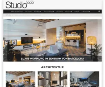 Studio5555.de(Design Magazin) Screenshot