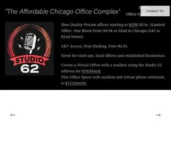 Studio62Offices.com(The Affordable Chicago Office Complex) Screenshot