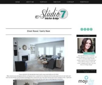 Studio7Interiordesign.com(Studio 7 Interior Design) Screenshot