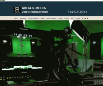 Studioairms.com(Turnkey video production in Montreal for B2B and B2C) Screenshot