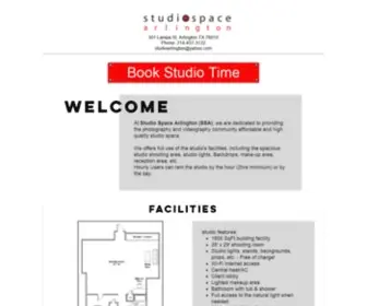 Studioarlington.com(Studio Space Arlington) Screenshot