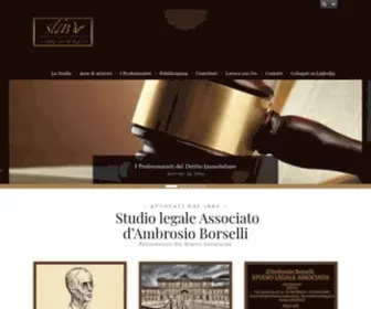 Studioassociatoborselli.it(D'Ambrosio Borselli) Screenshot