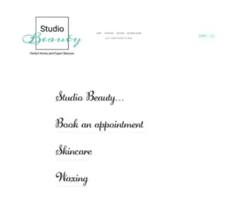 Studiobeautywg.com(Studio Beauty) Screenshot