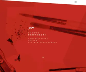 Studiobenvenuti.com(Comunicazione, Design e web development) Screenshot