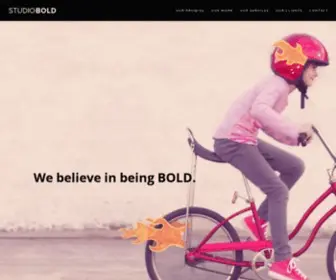 Studiobold.com(Studio Bold Graphic and Web Design) Screenshot