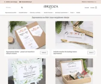 Studiobrzoza.pl(Zaproszenia ślubne i kartki firmowe) Screenshot